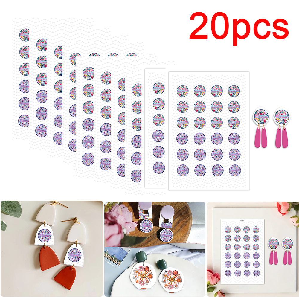 Jewelry & Watches Spółka Z Ograniczoną Odpowiedzialnością Sp Z Oo - 20pcs/set Mother's Day/Mama Pattern Polymer Clay