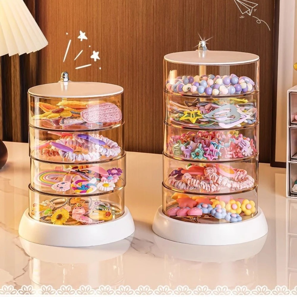 Jewelry & Watches Spółka Z Ograniczoną Odpowiedzialnością Sp Z Oo - 360 Rotating Clear Hair Accessory Organizer