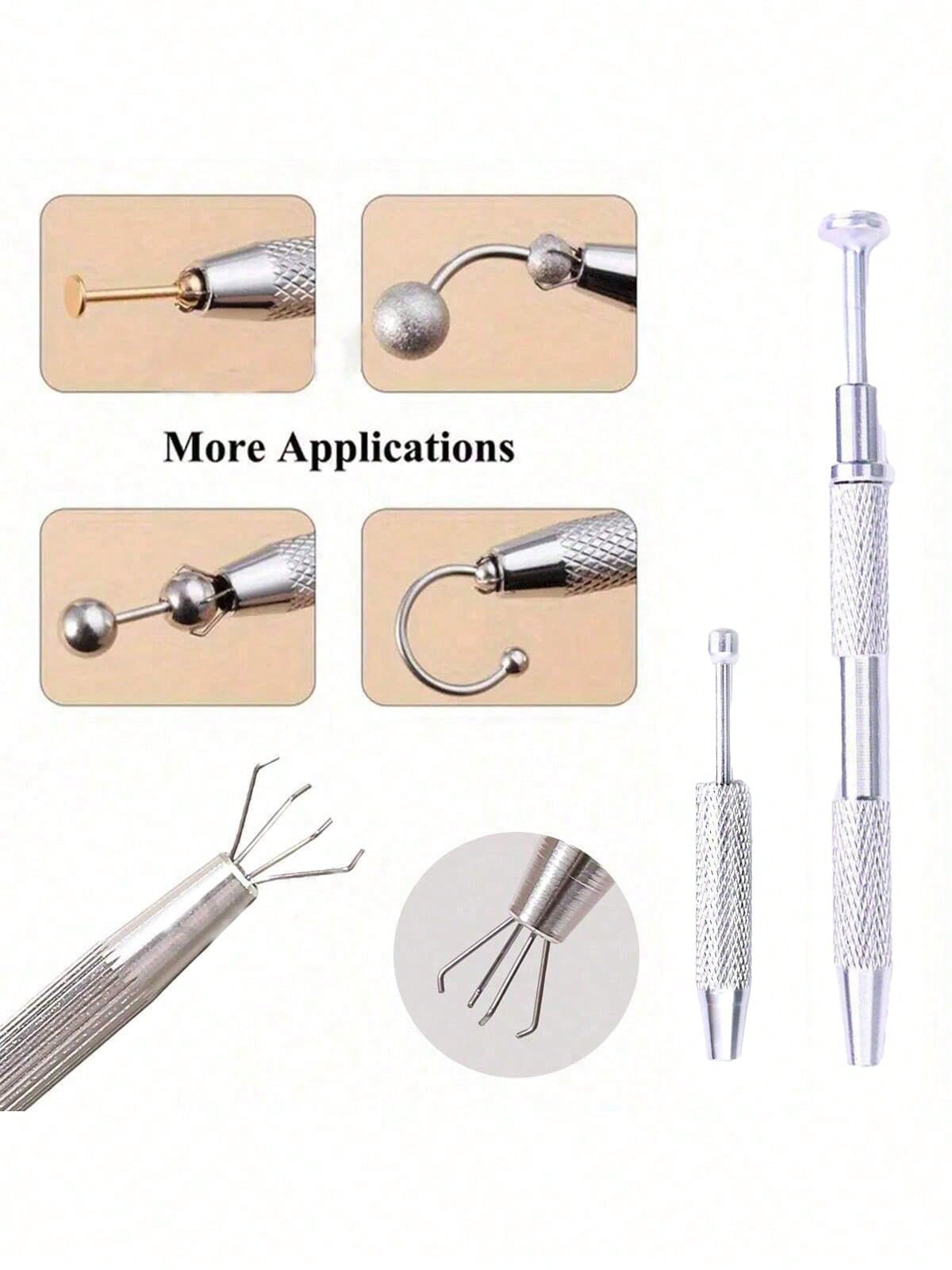 Jewelry & Watches Spółka Z Ograniczoną Odpowiedzialnością Sp Z Oo - 1/2pcs Jewelry Grabbing Tool, Alloy Perforated