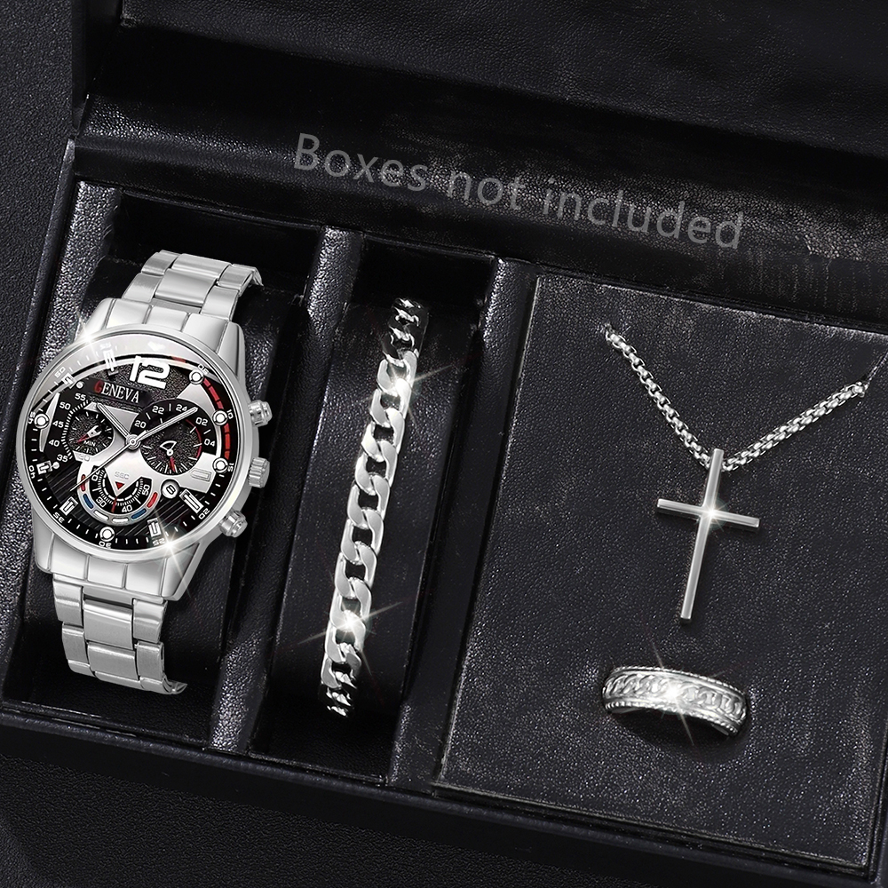 Jewelry Watch Making - 4PCS/Set Fashion Men's Stainless Steel Band
