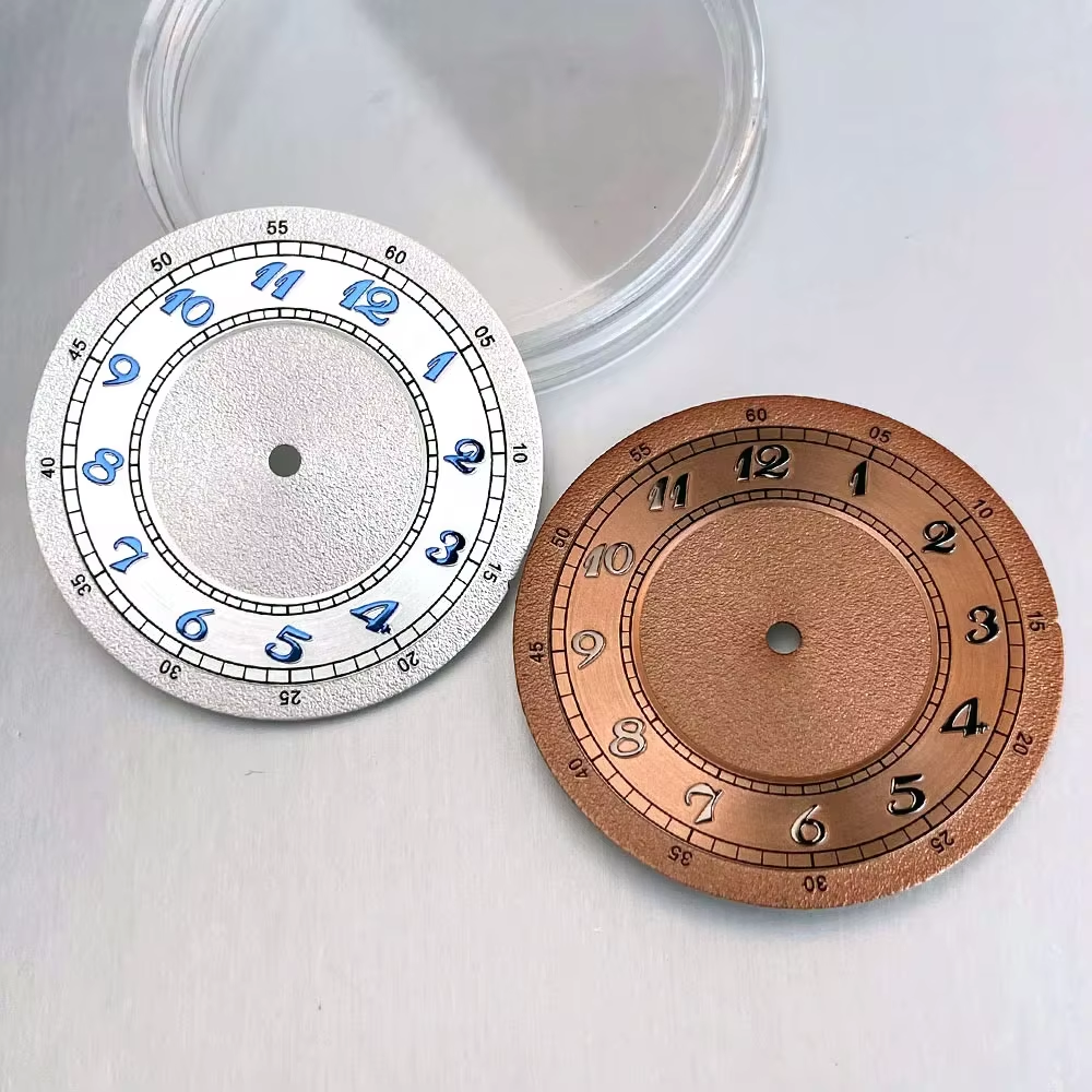 Vintage Pocket Watch - Tandorio New Retro White Pink Matte