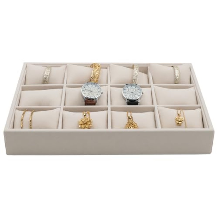 Jewelry Box Organizer Watches - Jewelry Watch Tray, Velvet Watch Jewelry