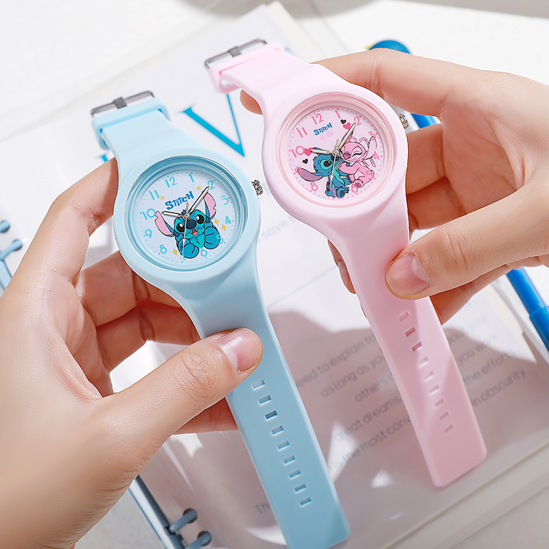 Disney Cartoon Stitch Children - Jewelry Bracelet Watches 评论和价格