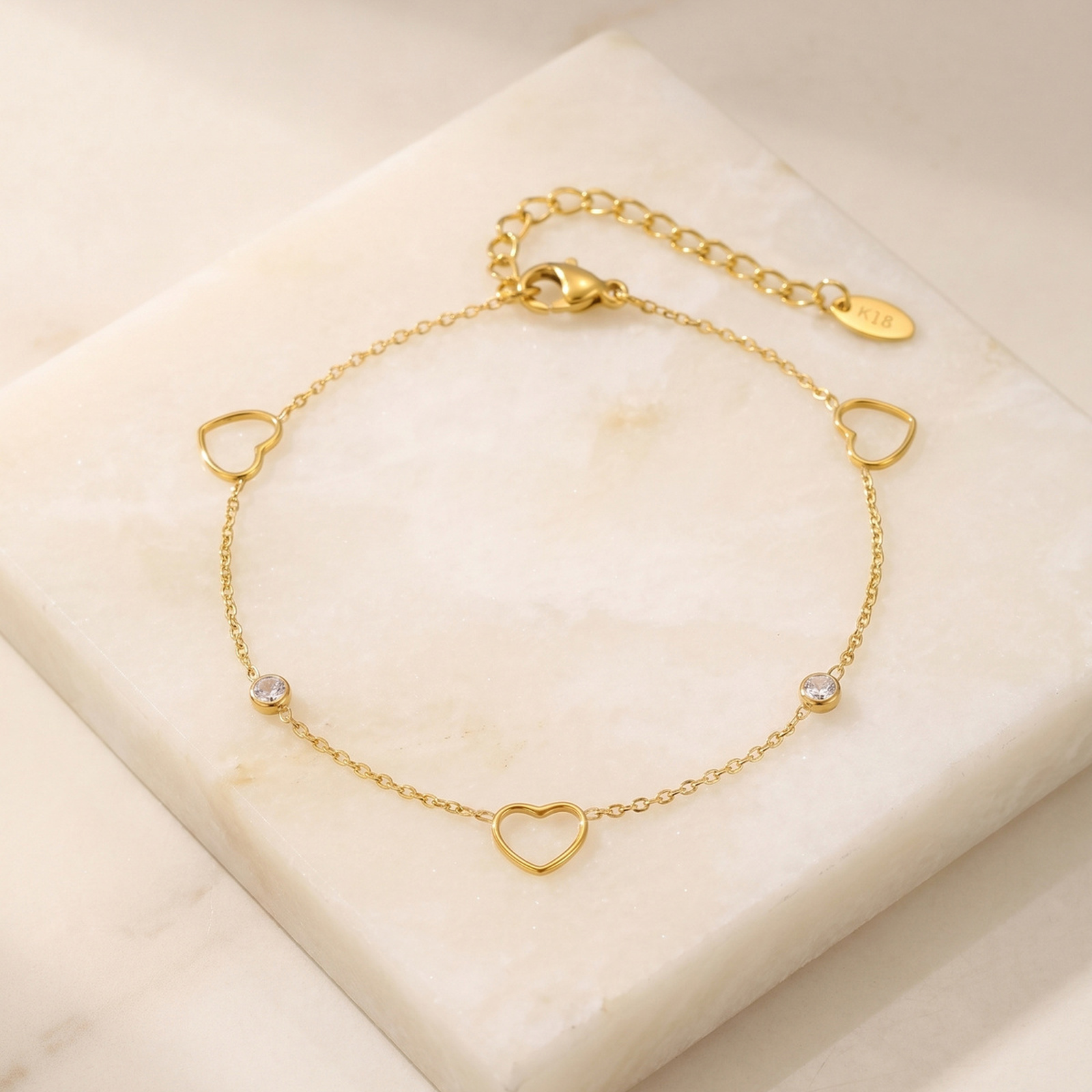 Dainty Hollow Heart Station An - Jc Jewelry & Watches Photos 评论和价格