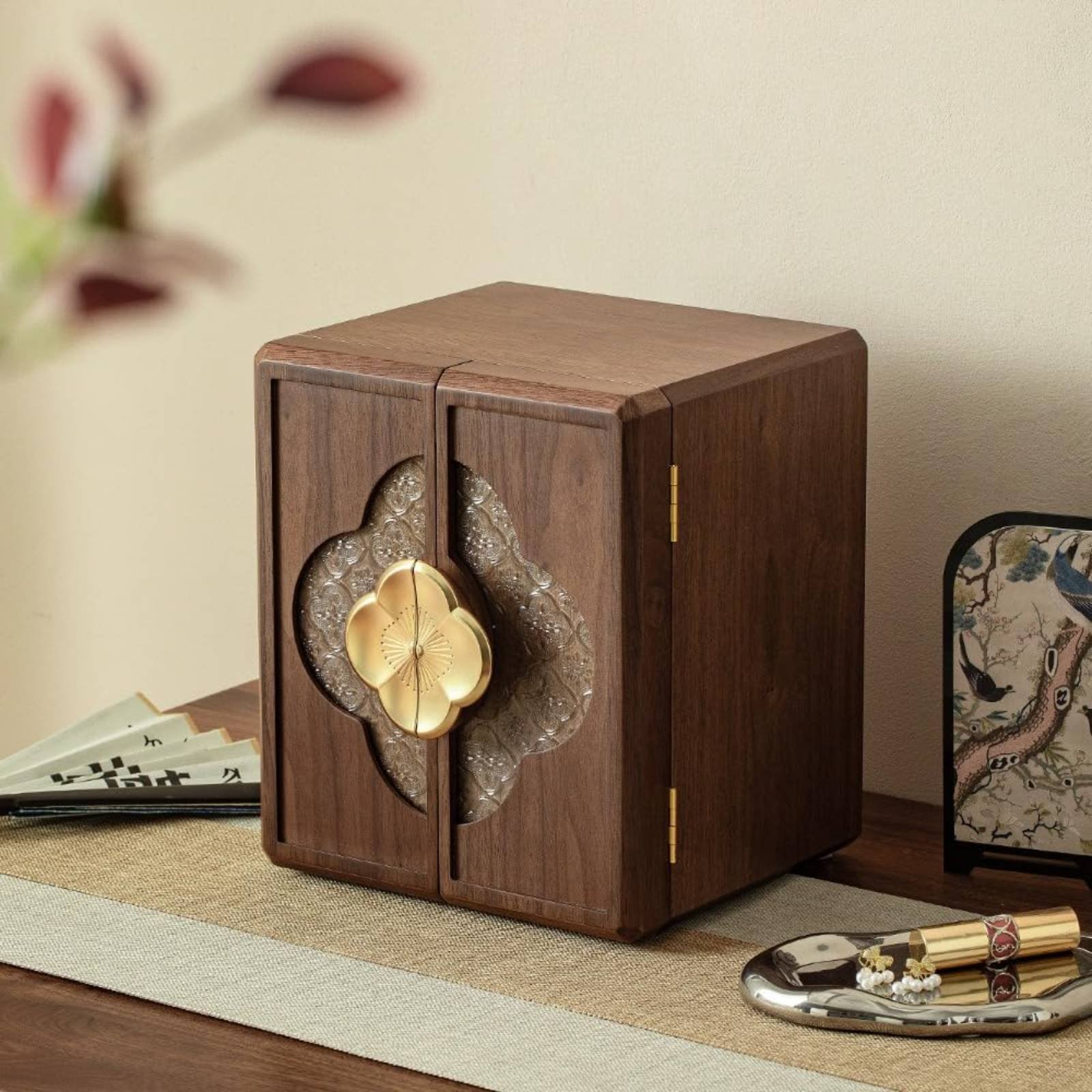 Wooden Jewelry Box New Chinese - Jewelry & Watches Spółka Z Ograniczoną Odpowiedzialnością Sp Z Oo 评论和价格