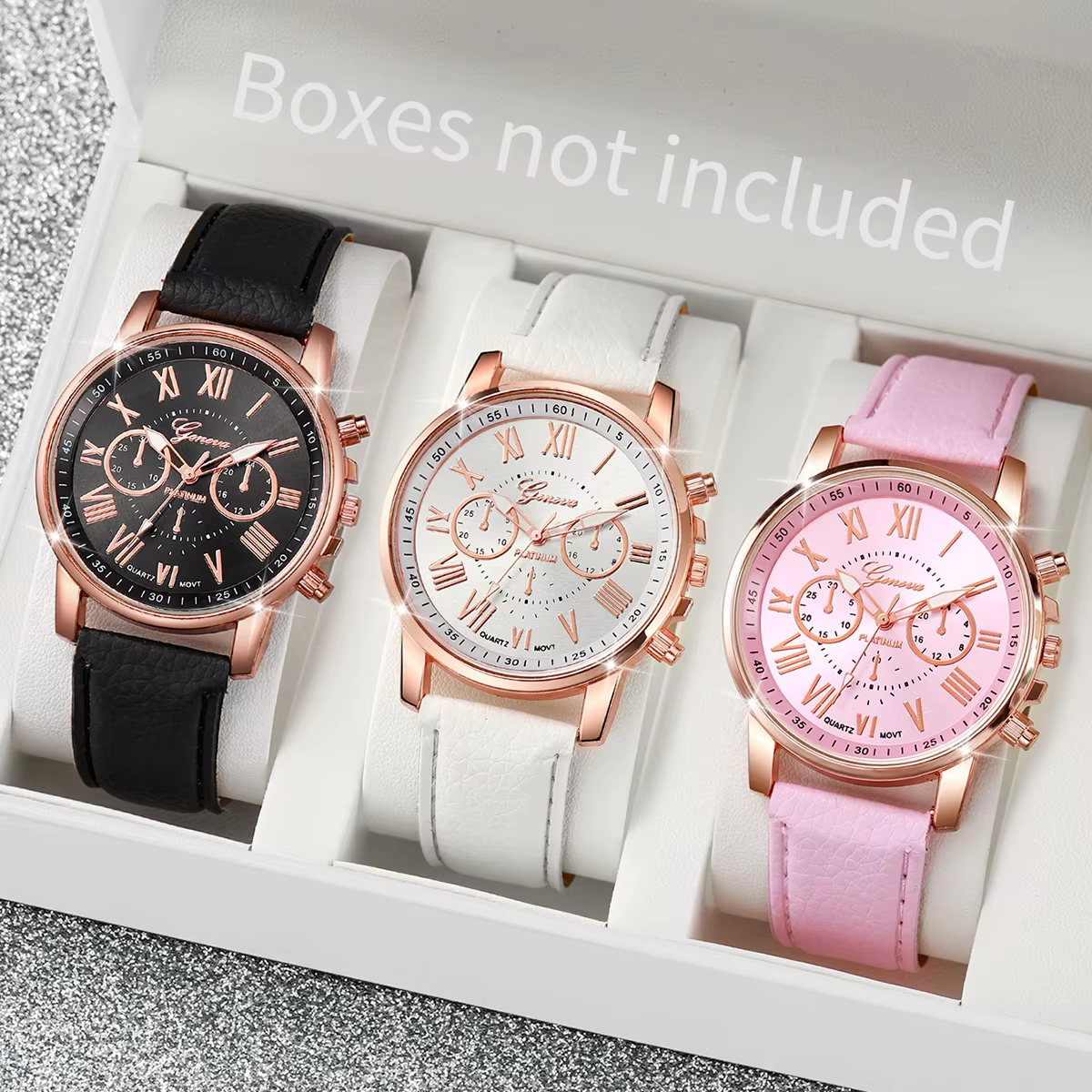 3/5PCS Women's Watch Fashion R - Jewelry Watch Making 评论和价格