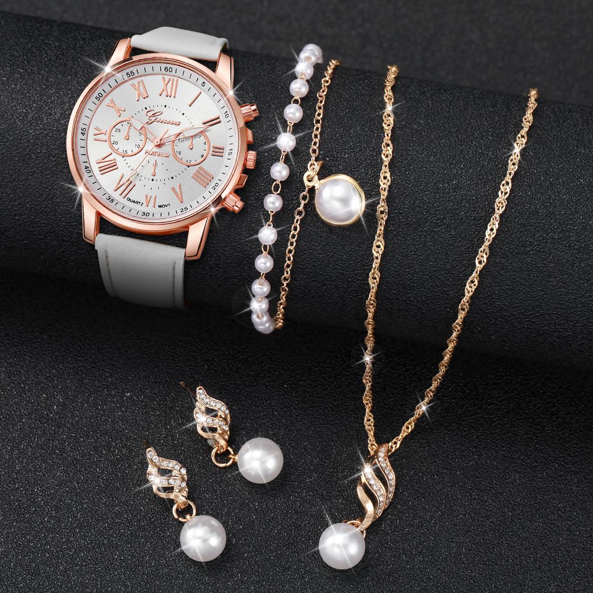 3/5PCS Women's Watch Fashion R - Jewelry Watch Making 评论和价格