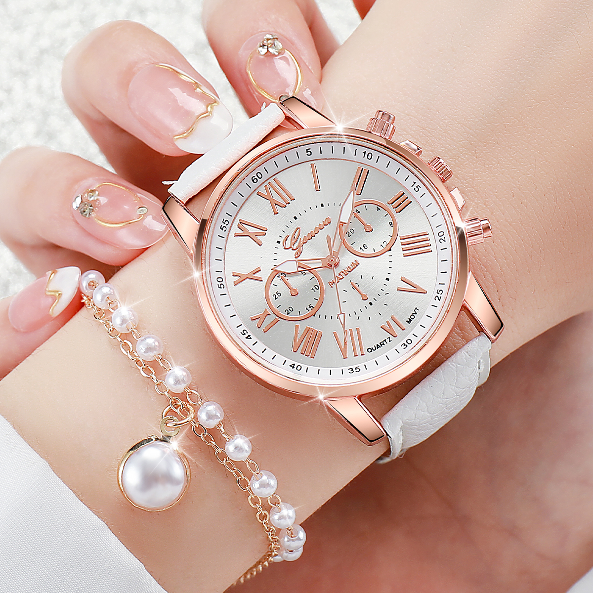 3/5PCS Women's Watch Fashion R - Jewelry Watch Making 评论和价格
