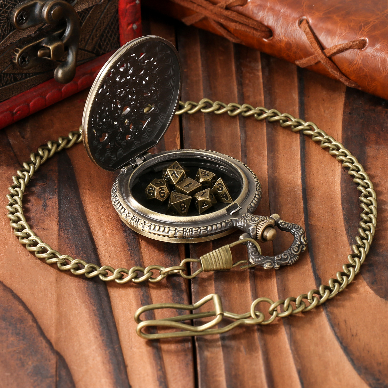YISUYA Vintage Gears Pocket Wa - Vintage Pocket Watch 评论和价格