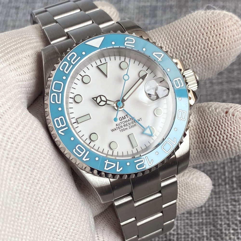 Customized 40mm Ice Blue Dial  - Jewelry Watches For Men 评论和价格