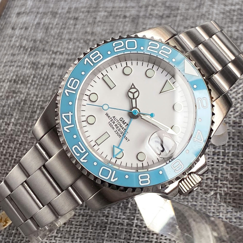 Customized 40mm Ice Blue Dial  - Jewelry Watches For Men 评论和价格