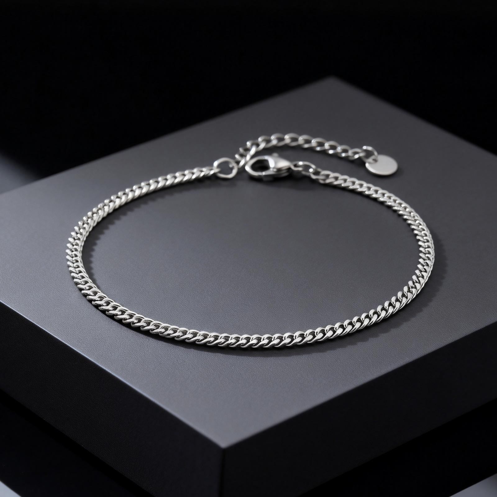 Minimalist Stainless Steel Ank - Jc Jewelry & Watches Photos 评论和价格