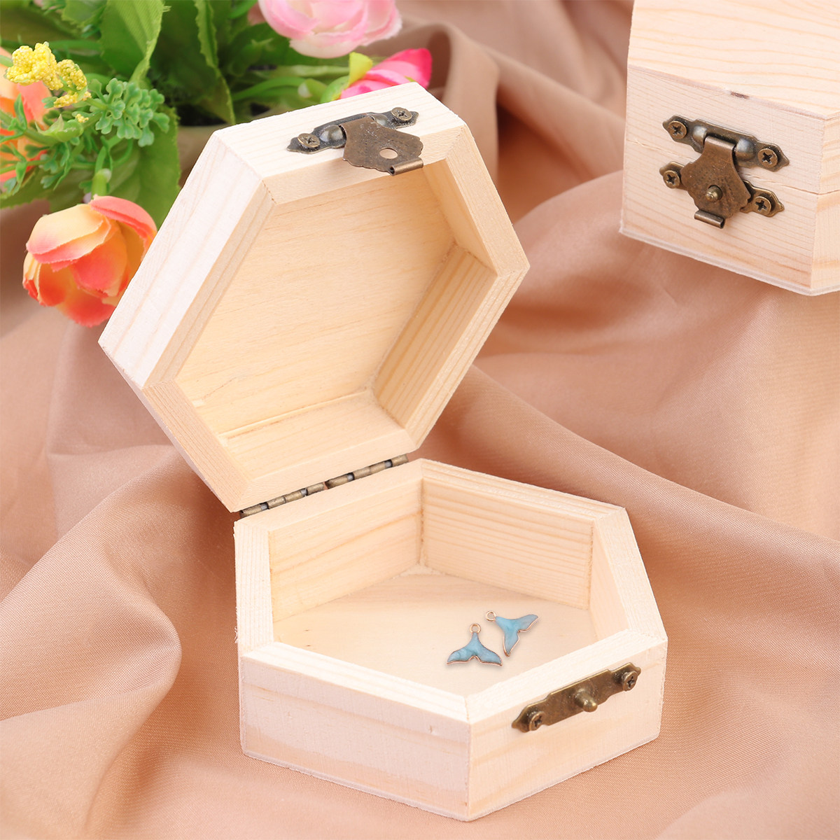 6Pcs Wooden Storage Box Compac - Jewelry Bracelet Watches 评论和价格