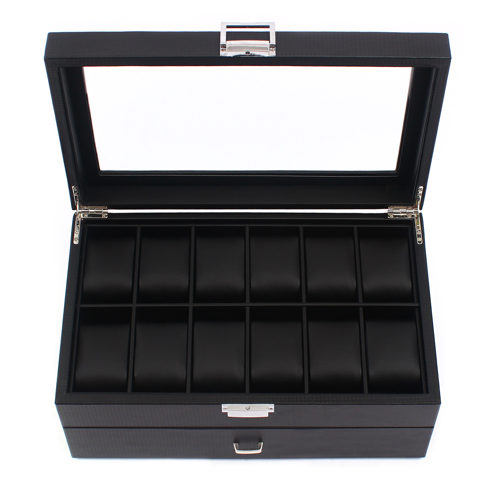 24 Slot Watch Storage Box Disp - Jewelry Box Organizer Watches 评论和价格