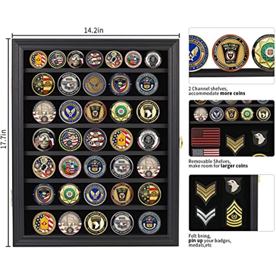 Medals Display Case Wall Frame - Collectors Coins Jewelry & Watches Of Smithtown Reviews 评论和价格