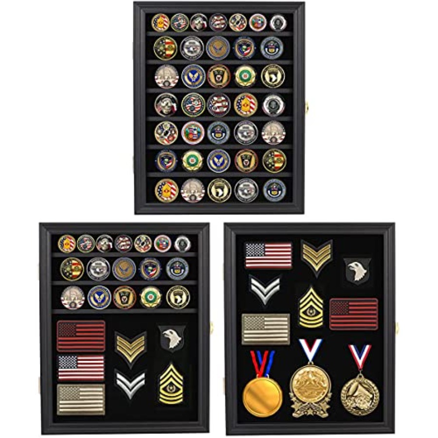 Medals Display Case Wall Frame - Collectors Coins Jewelry & Watches Of Smithtown Reviews 评论和价格