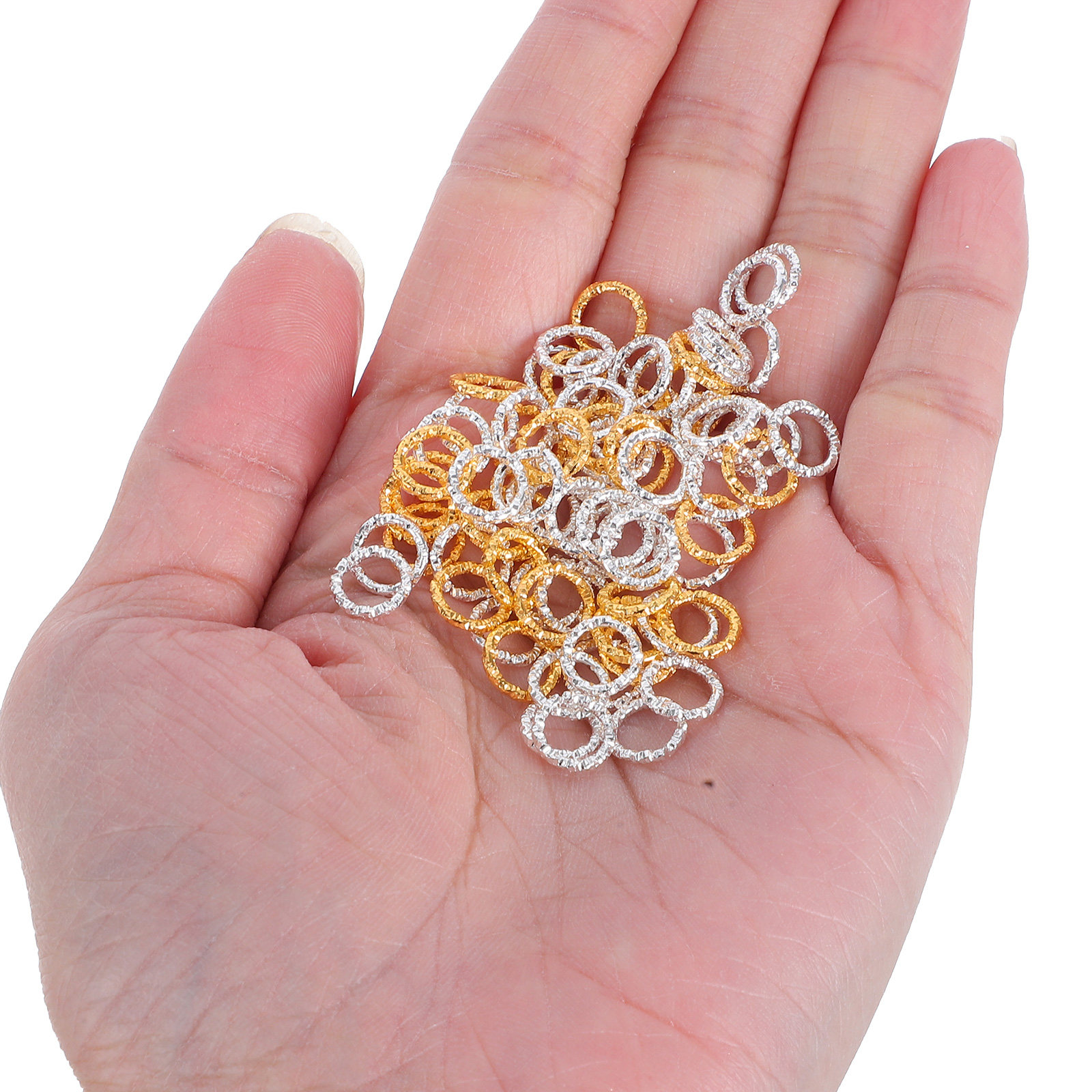 600Pcs Twisted Open Jump Rings - Jewelry Repair & Watches Reviews 评论和价格