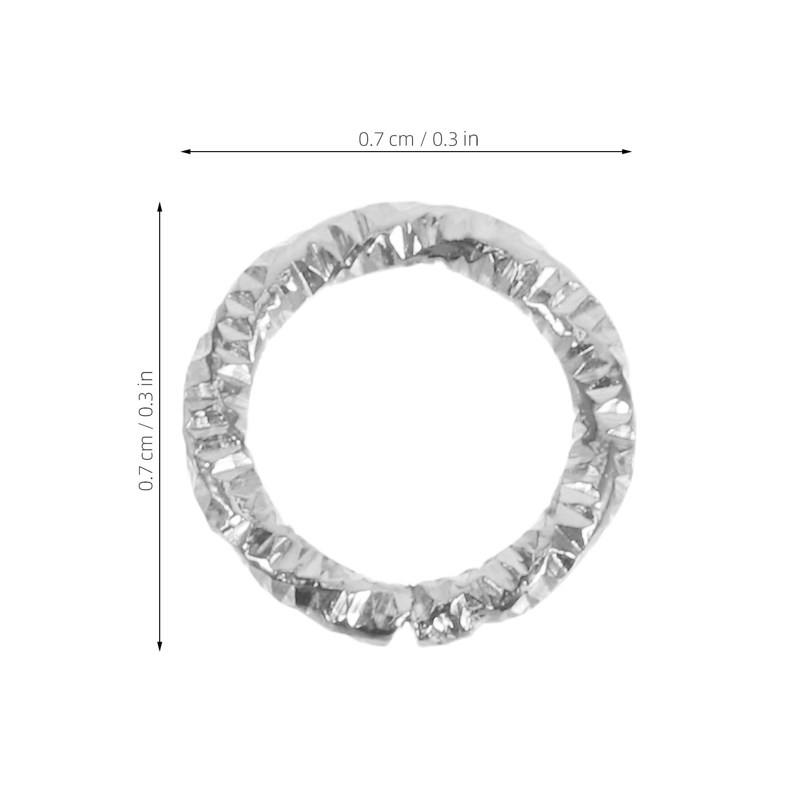 600Pcs Twisted Open Jump Rings - Jewelry Repair & Watches Reviews 评论和价格