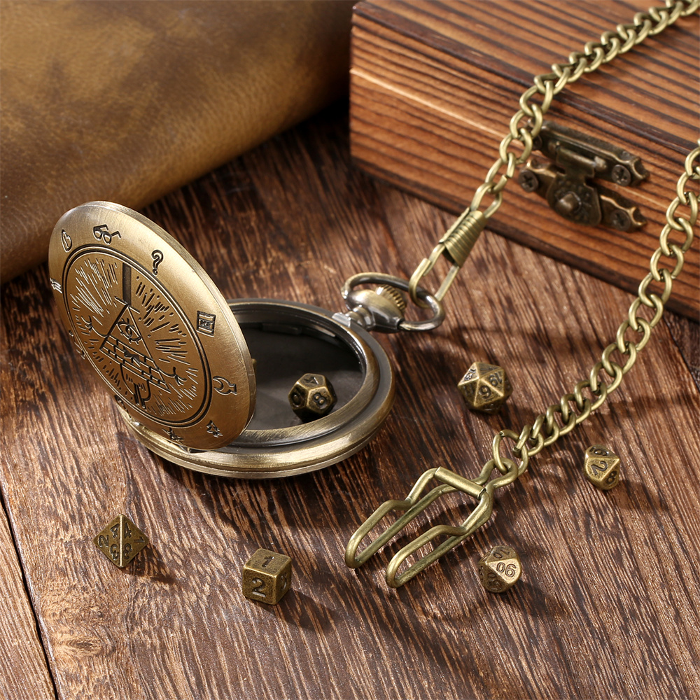 Vintage Bronze/Grey Black Pock - Vintage Pocket Watch 评论和价格