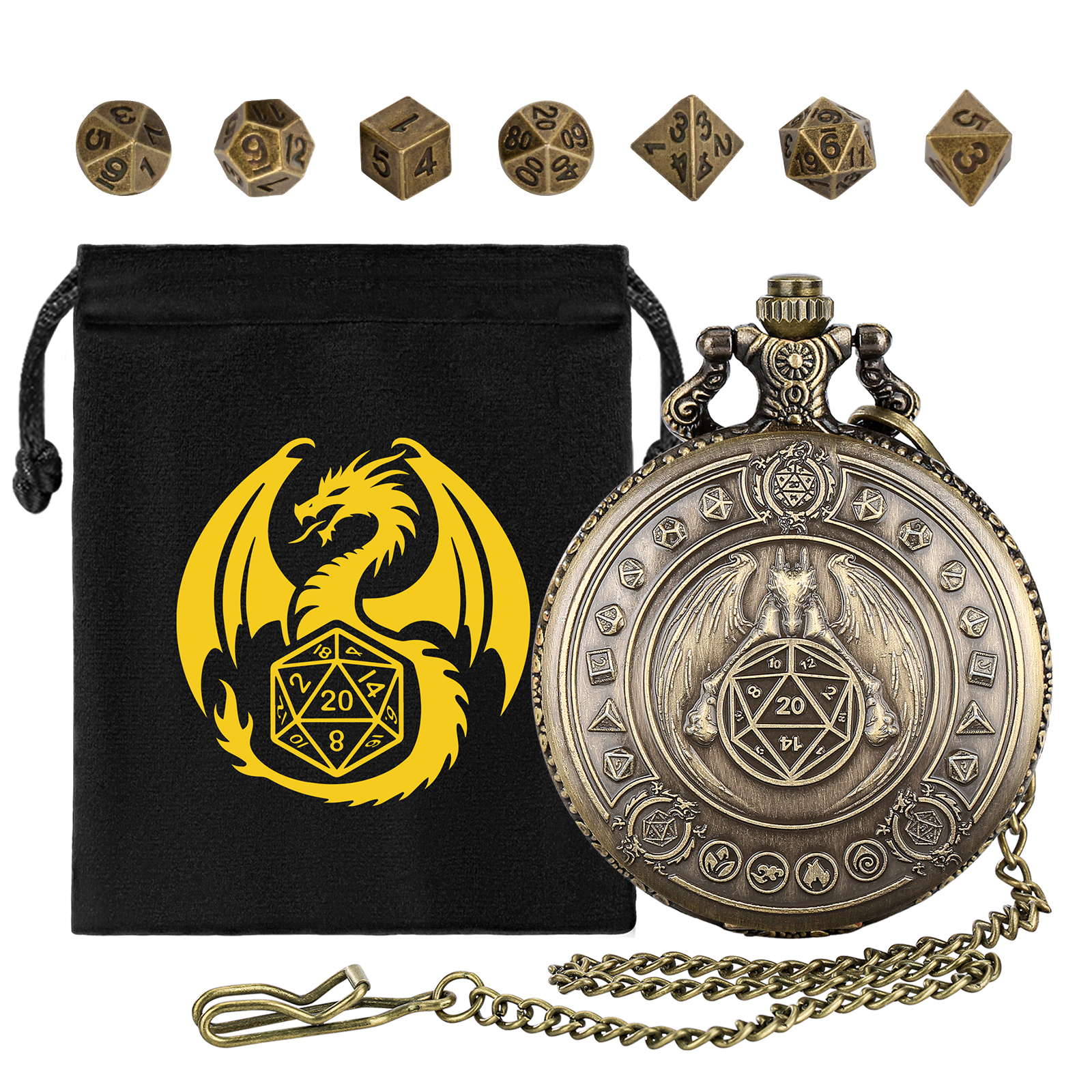 Vintage Bronze/Grey Black Meta - Vintage Pocket Watch 评论和价格