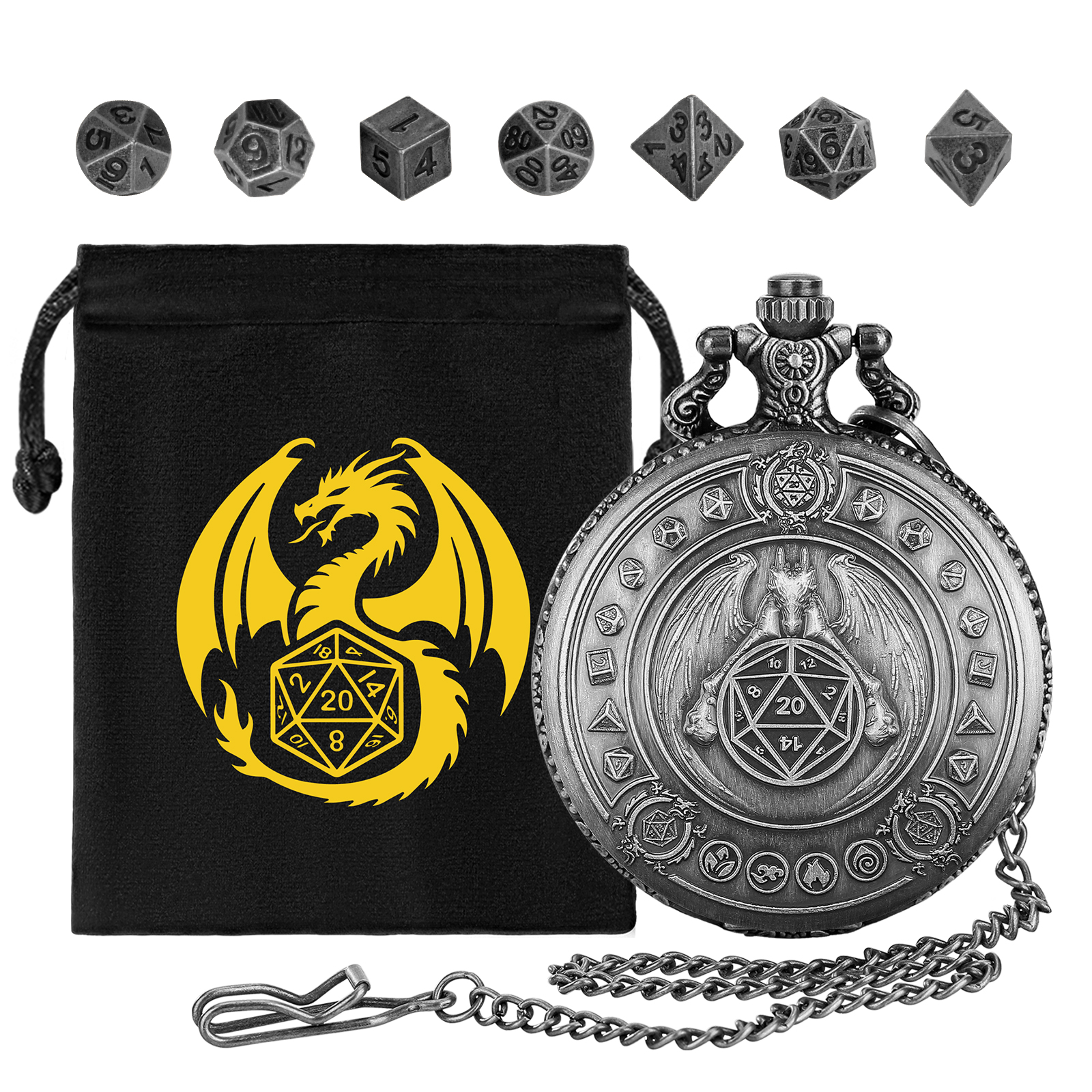 Vintage Bronze/Grey Black Meta - Vintage Pocket Watch 评论和价格