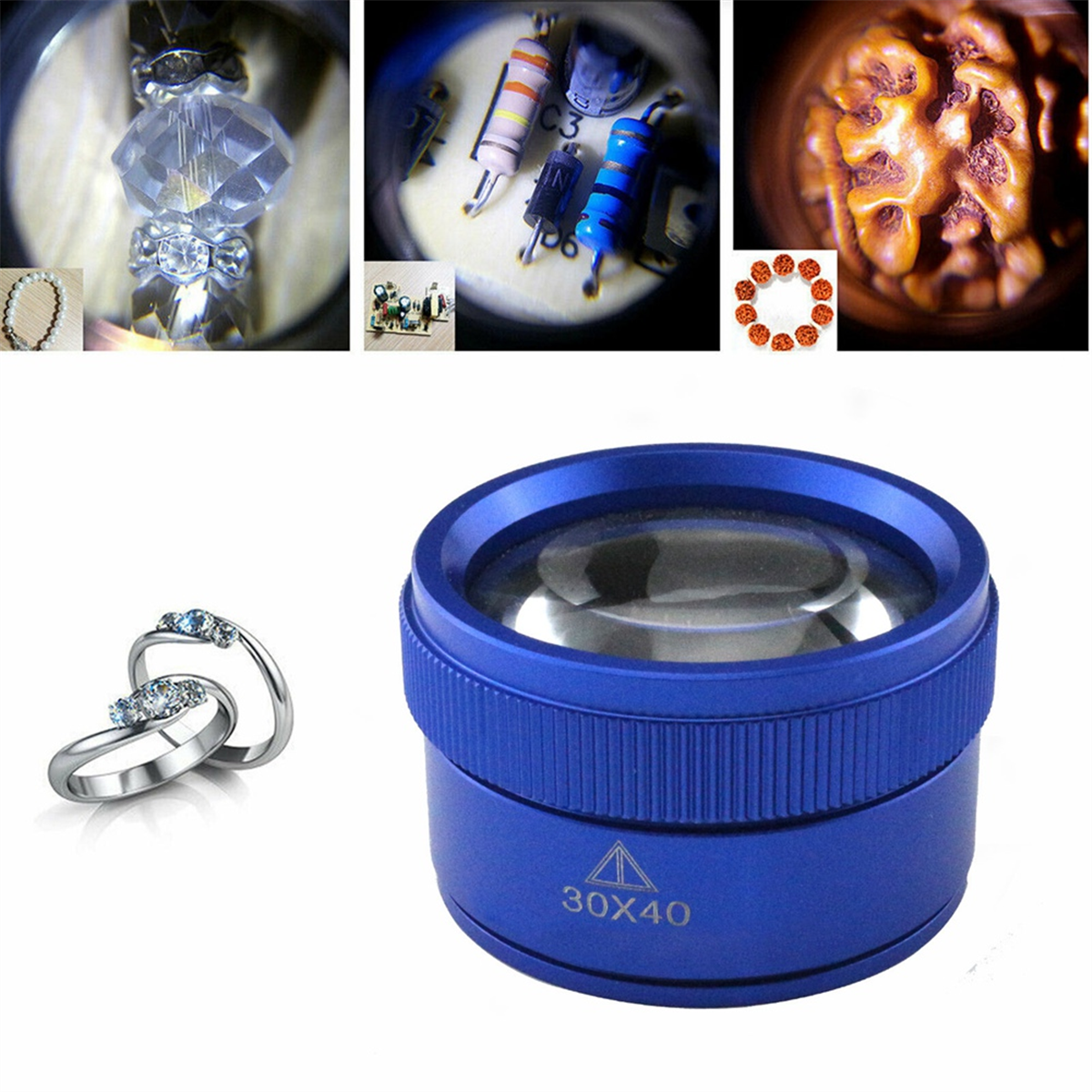 ABNJ 40X30 Loupe Jewelry Eye G - Jewelry Repair & Watches Reviews 评论和价格