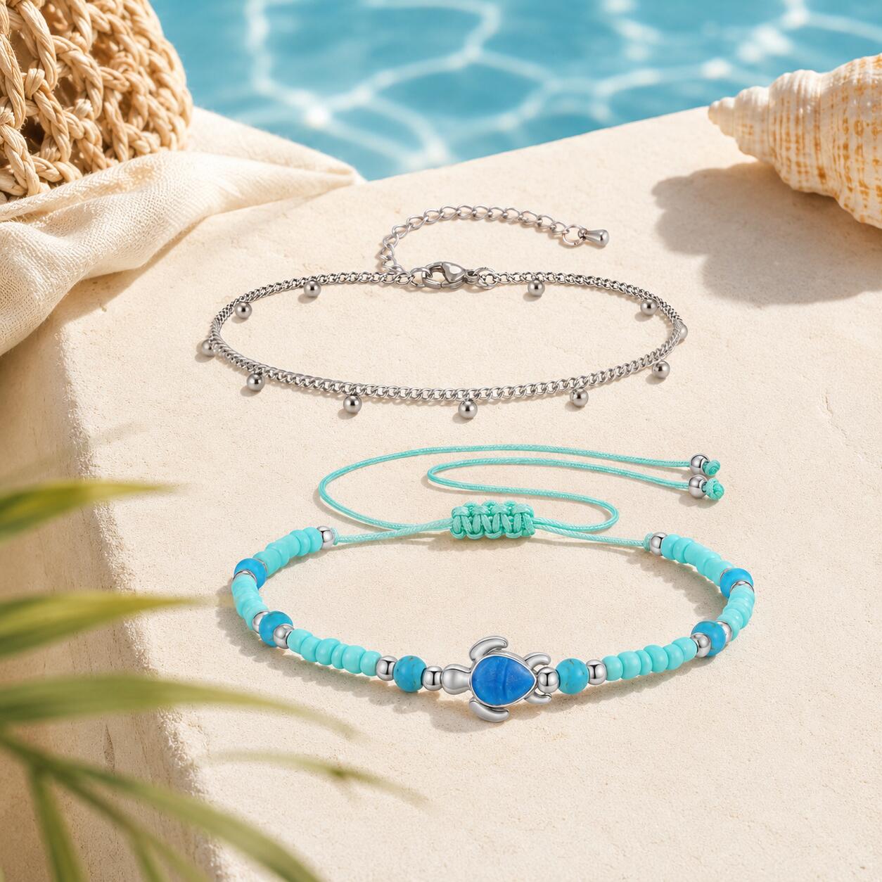 Anklet Set Stainless Steel Lay - Jc Jewelry & Watches Photos 评论和价格