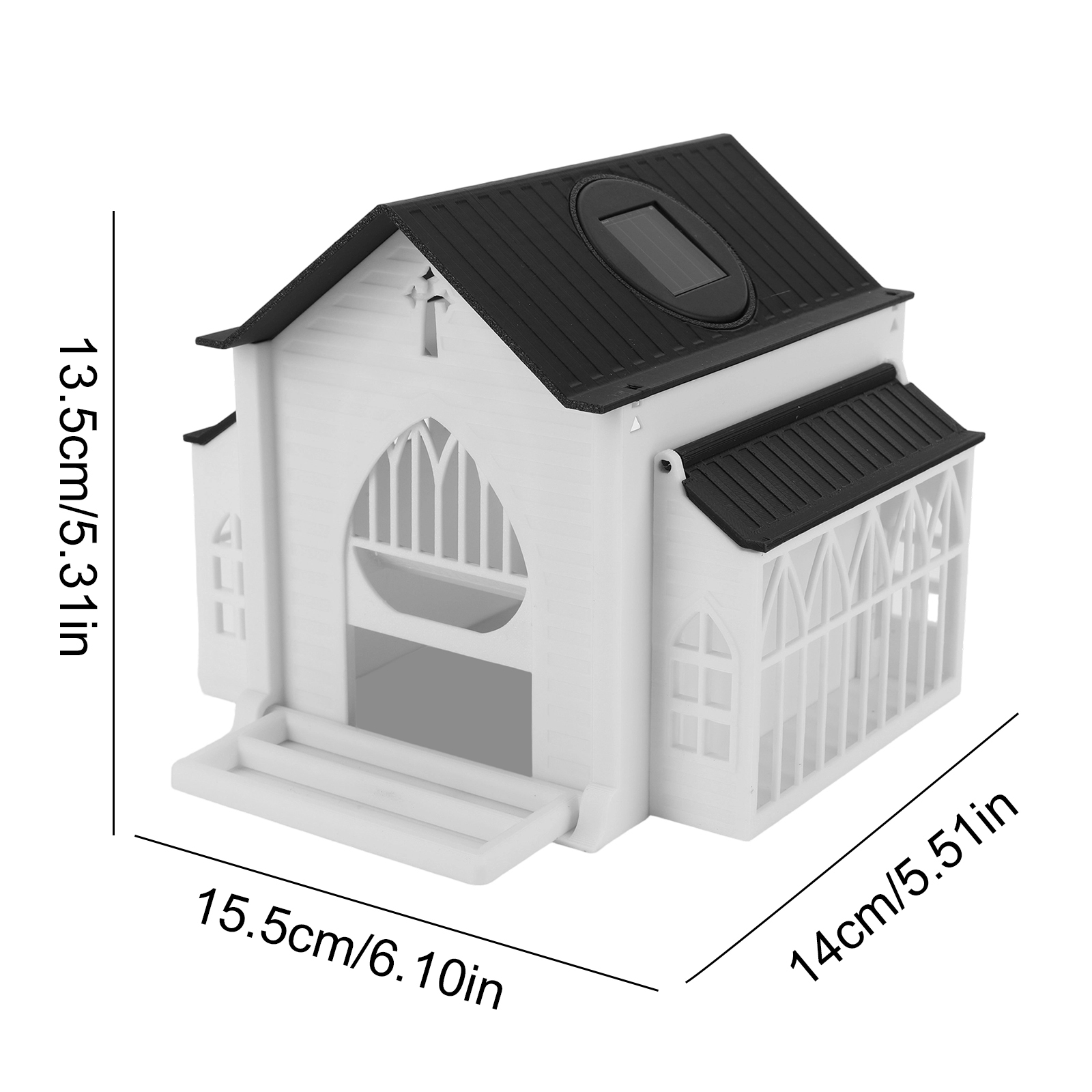 Church-Shaped Metal Bird Feede - Watches & Jewelry Repair Center 评论和价格