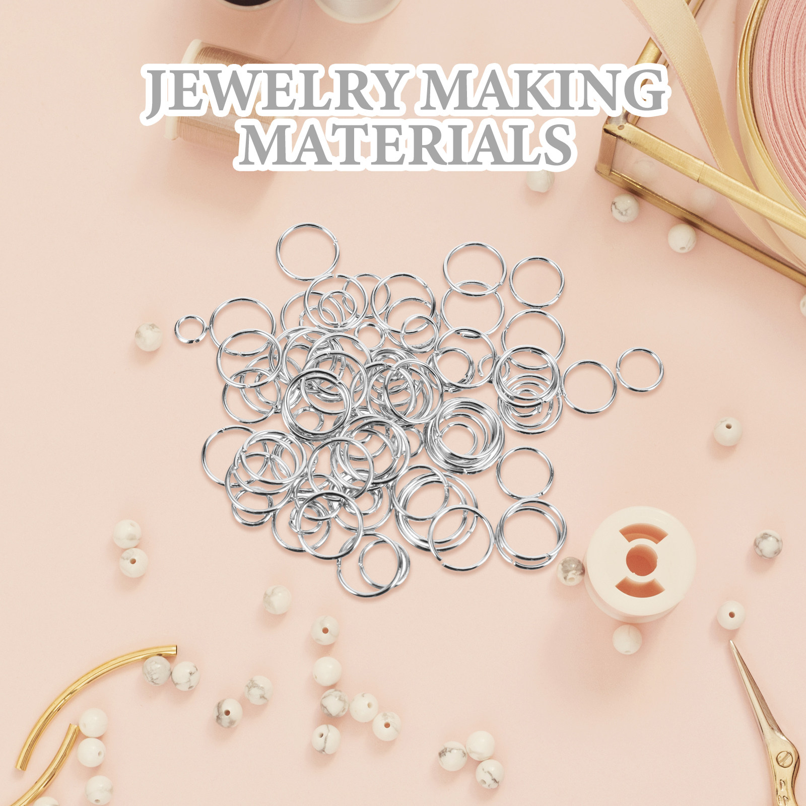 1200Pcs Metal Open Jump Rings  - Jewelry Repair & Watches Reviews 评论和价格