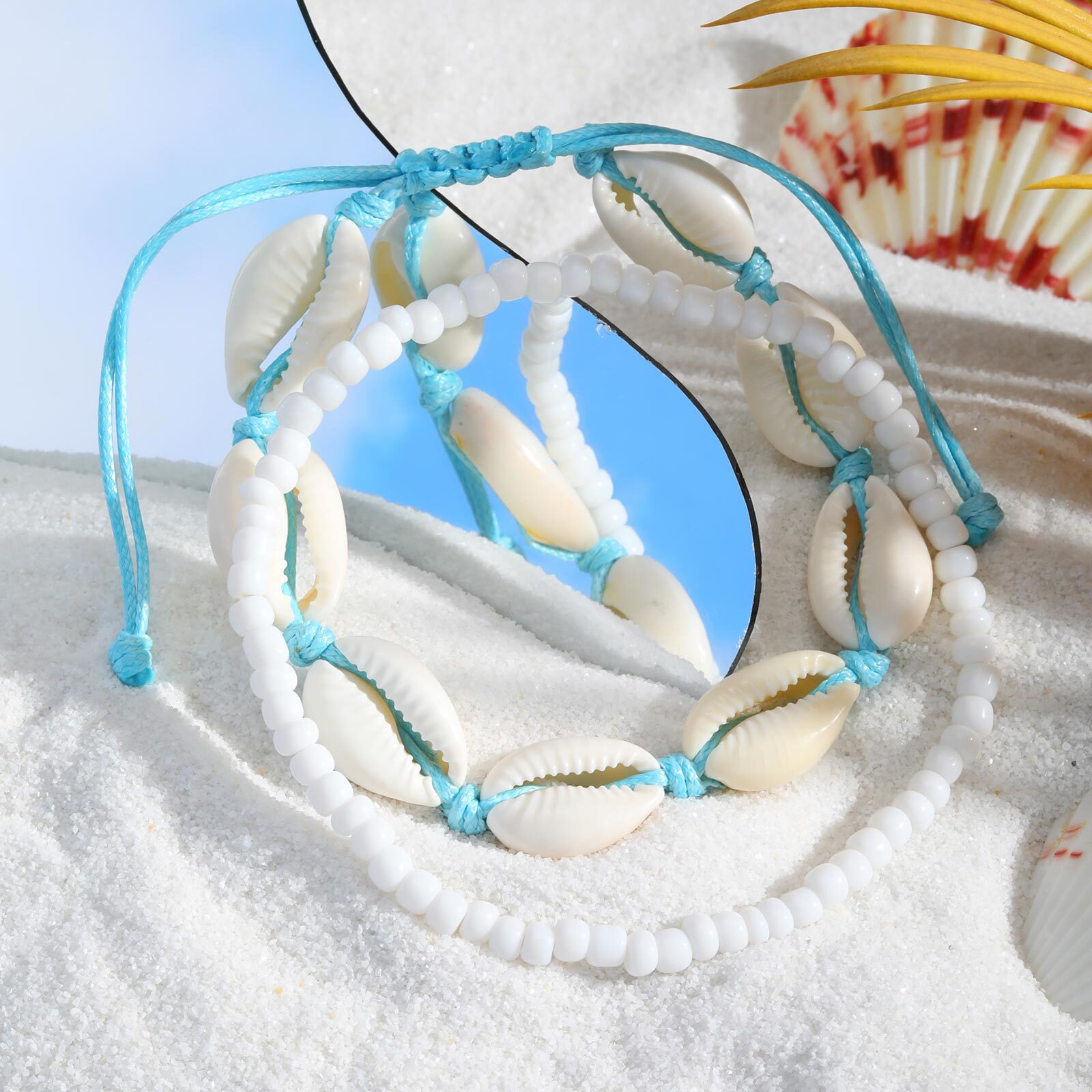 Cowrie Shell Ankle Bracelet fo - Jc Jewelry & Watches Photos 评论和价格