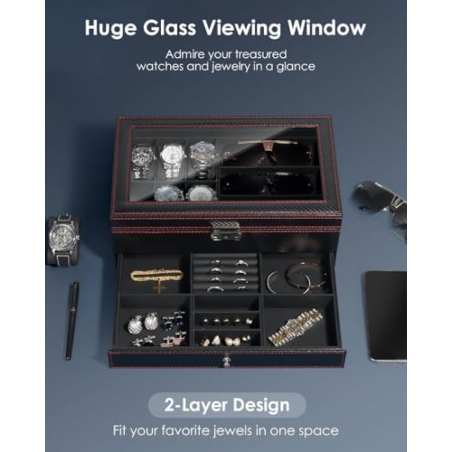 Watch Jewelry Box Organizer, 2 - Jewelry Box Organizer Watches 评论和价格