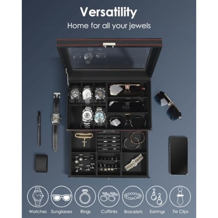 Watch Jewelry Box Organizer, 2 - Jewelry Box Organizer Watches 评论和价格