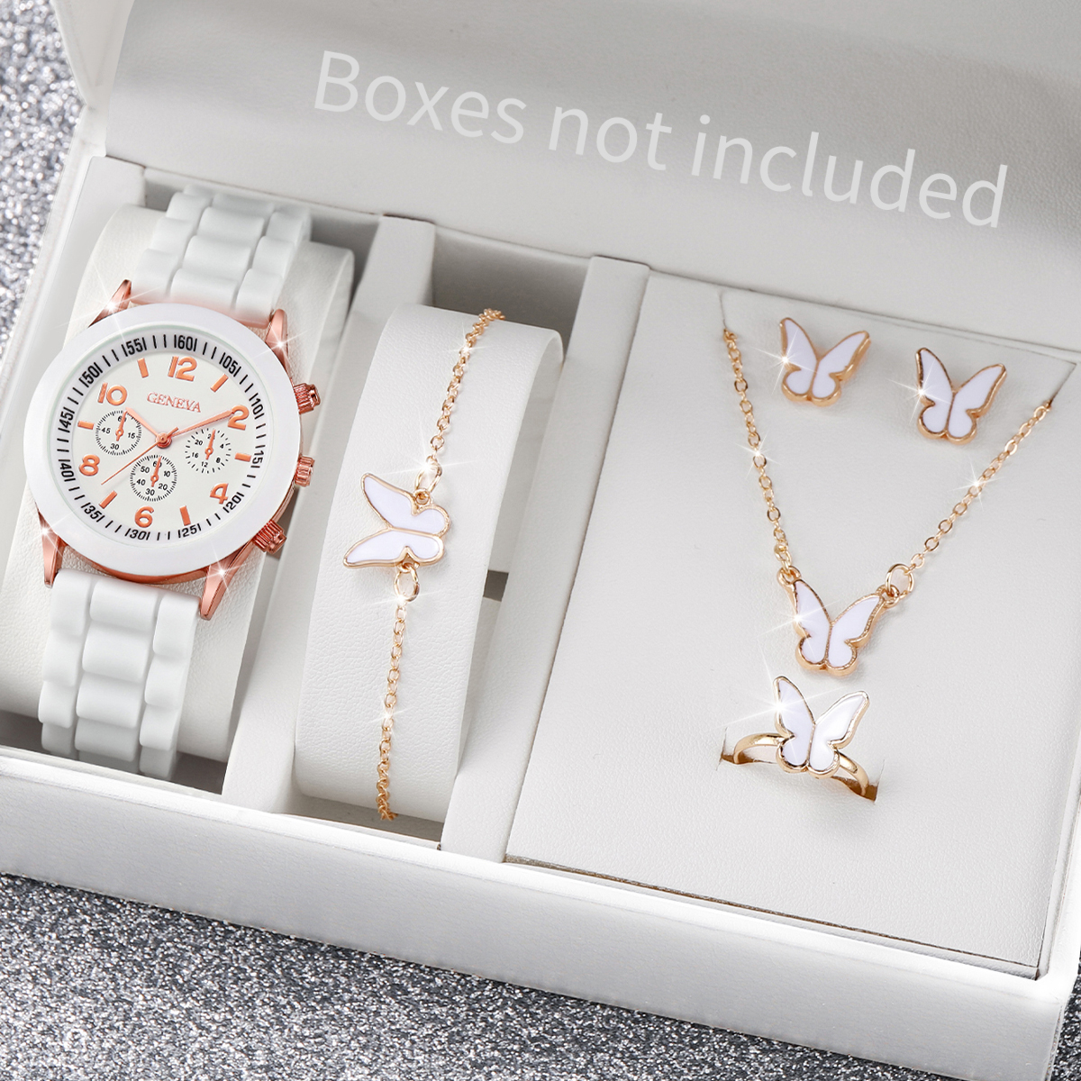 6PCS/Set Women's Watch Casual  - Jewelry Watch Making 评论和价格