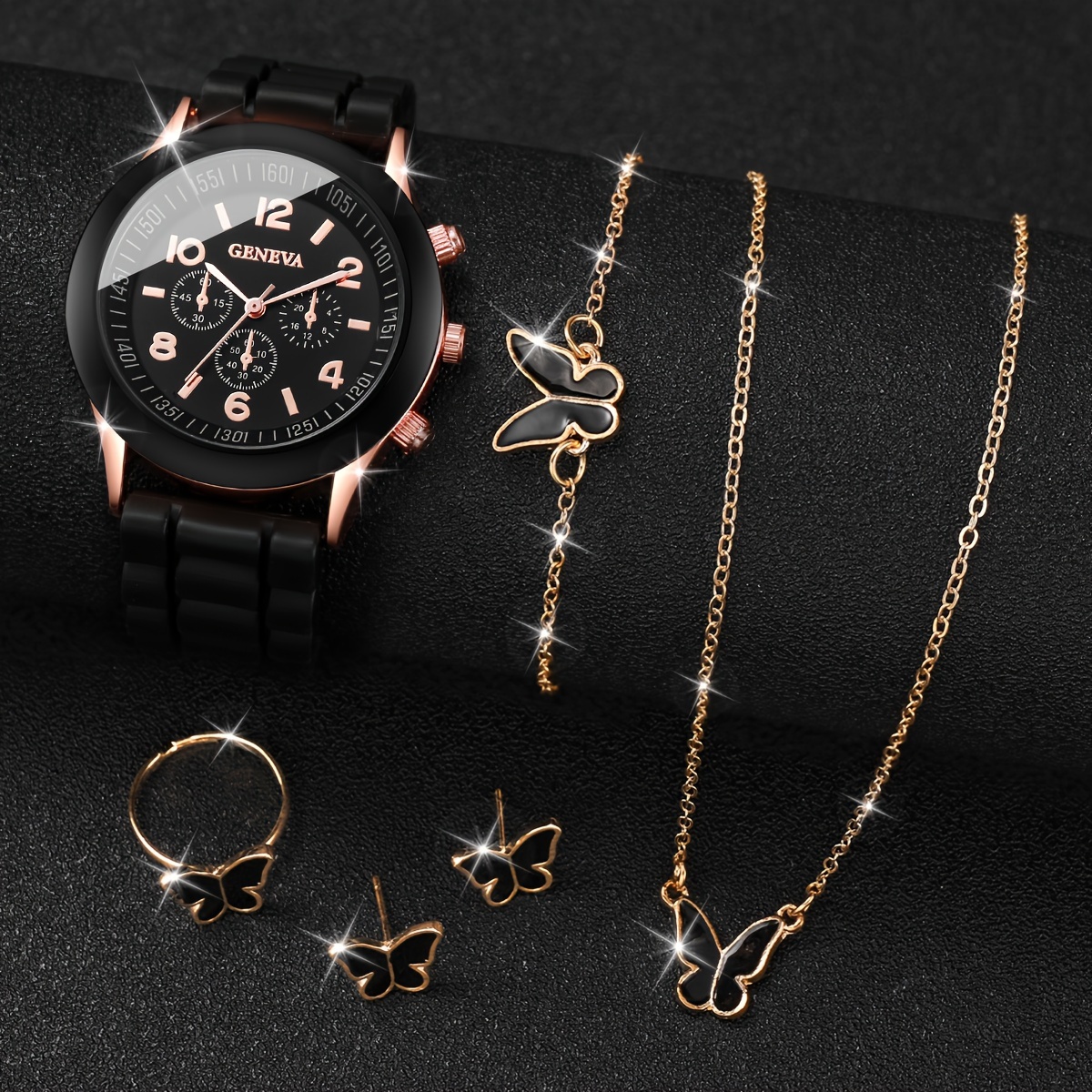 6PCS/Set Women's Watch Casual  - Jewelry Watch Making 评论和价格