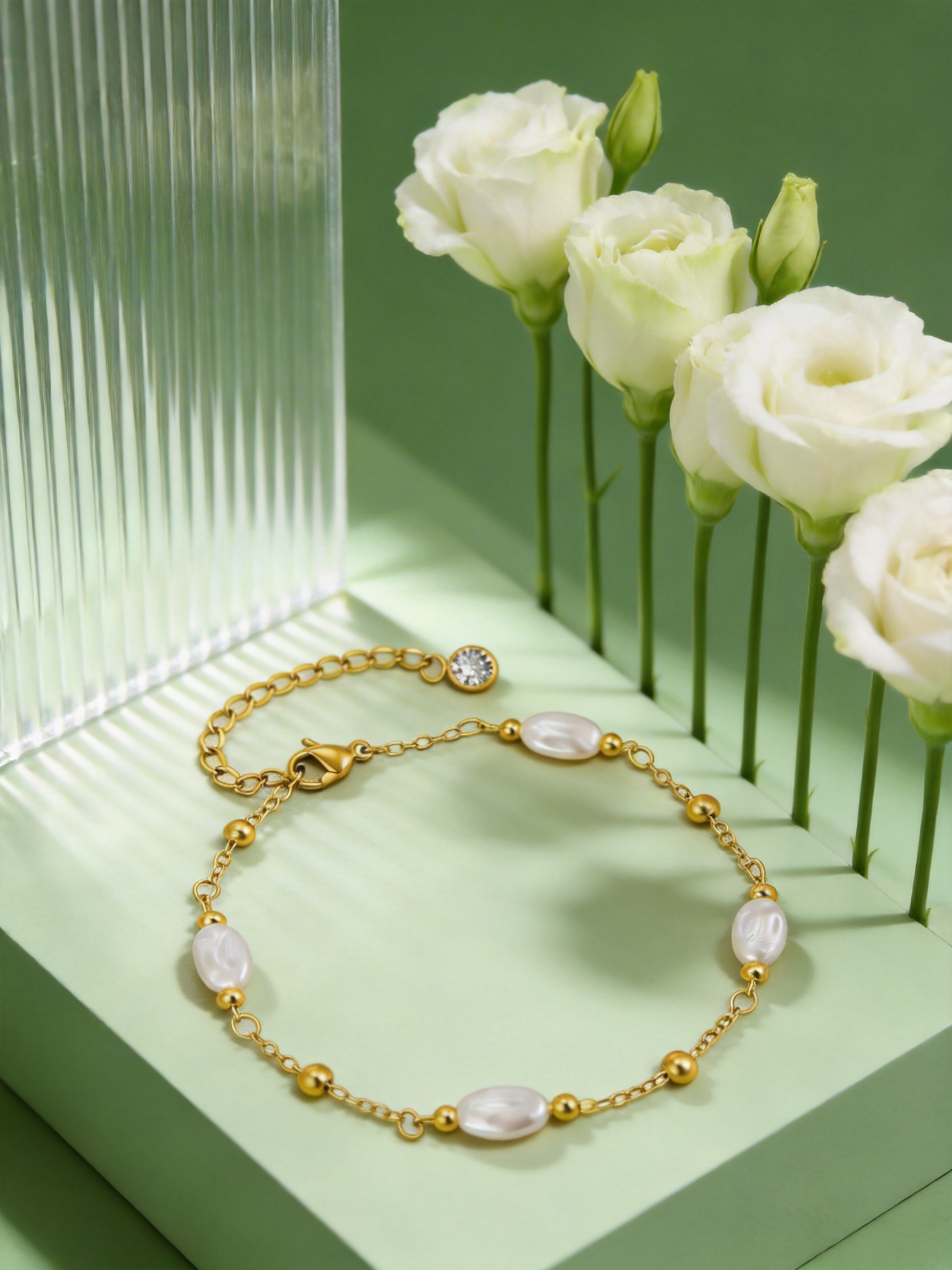 Elegant Imitation Pearl Anklet - Jc Jewelry & Watches Photos 评论和价格
