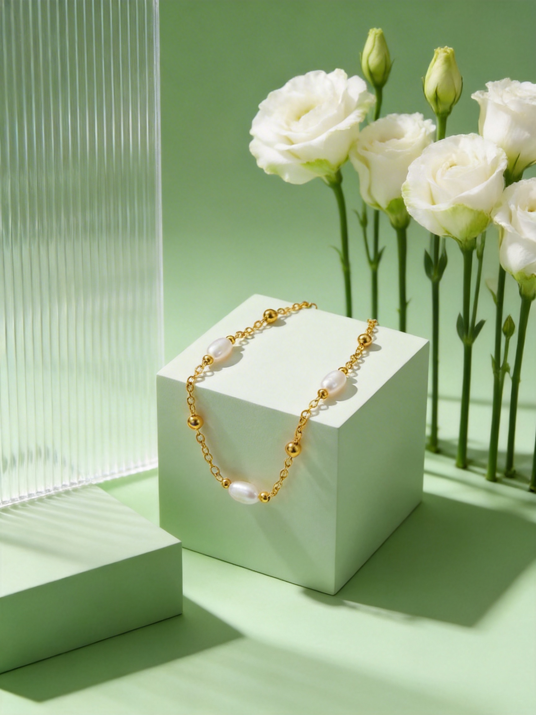 Elegant Imitation Pearl Anklet - Jc Jewelry & Watches Photos 评论和价格