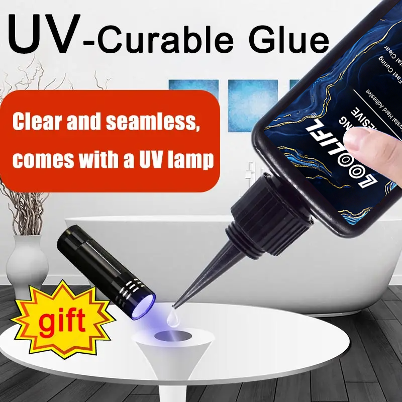 Loolifl 50ml UV Glue with UV L - Jewelry Repair & Watches Reviews 评论和价格