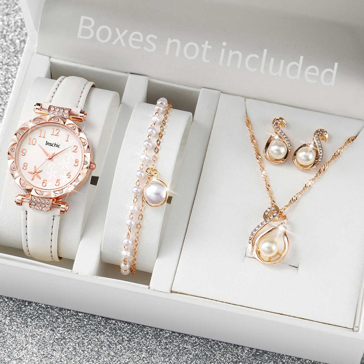 5/6PCS Fashion Rhinestone Wome - Jewelry Watch Making 评论和价格