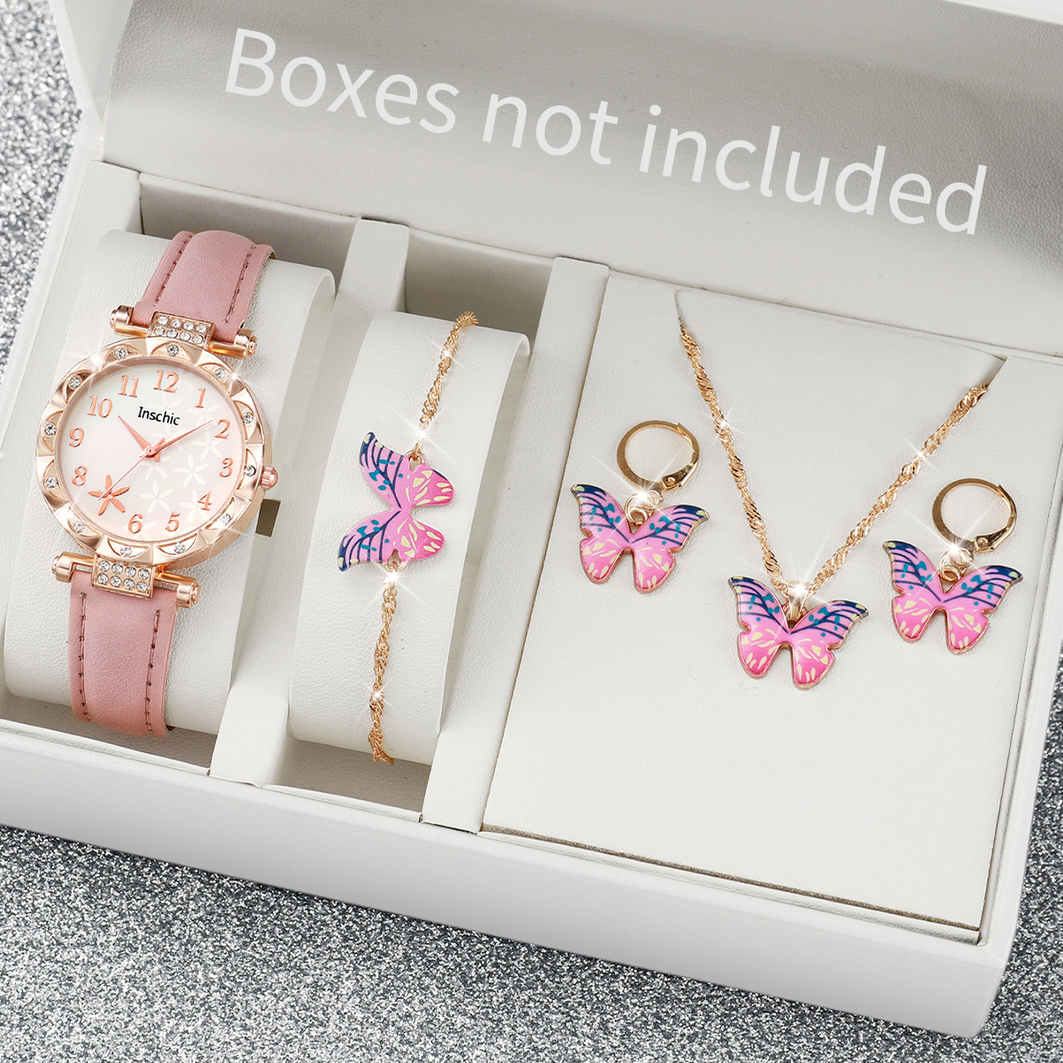 5/6PCS Fashion Rhinestone Wome - Jewelry Watch Making 评论和价格