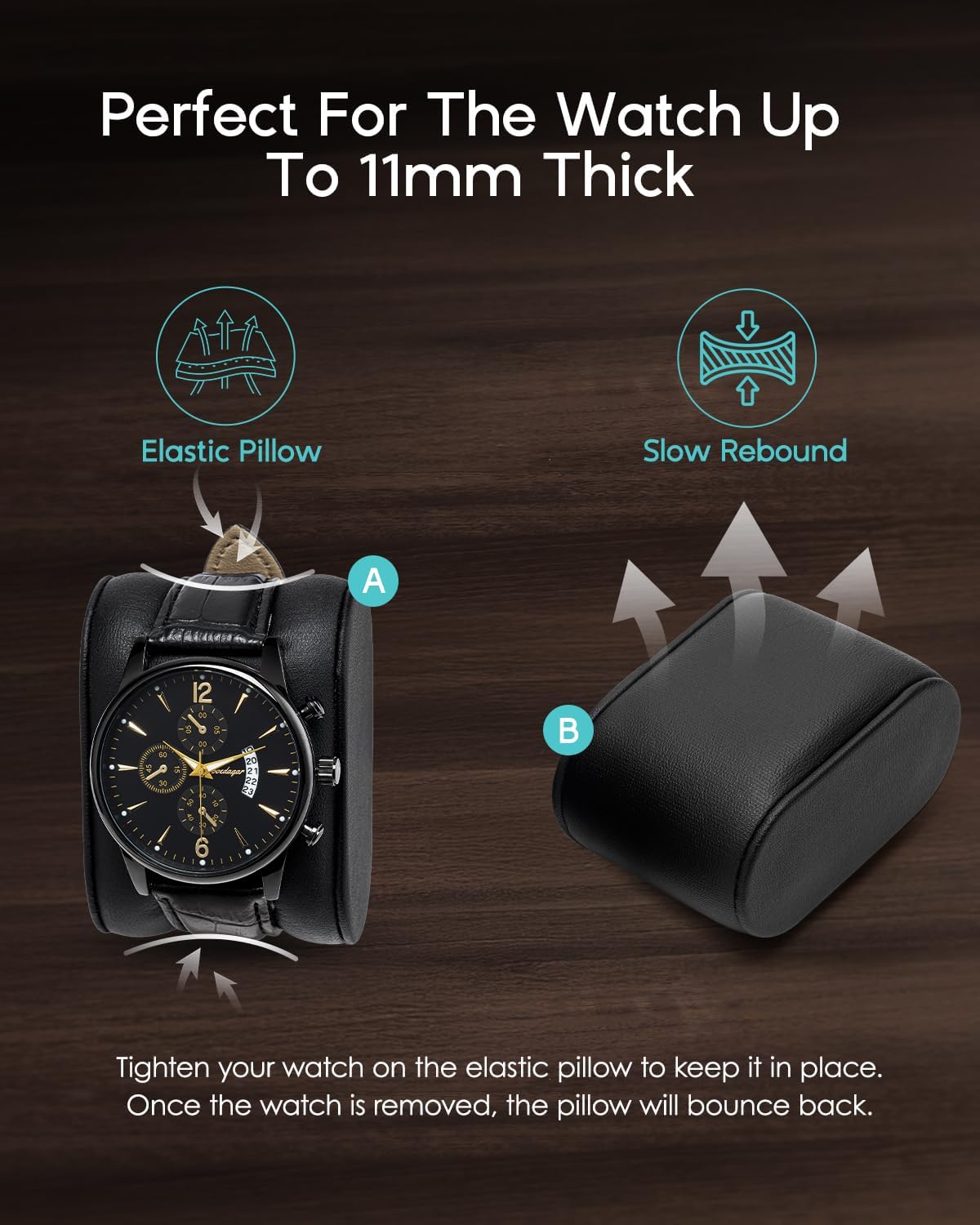6-Slot Watch Case with Glass L - Jewelry Watches For Men 评论和价格