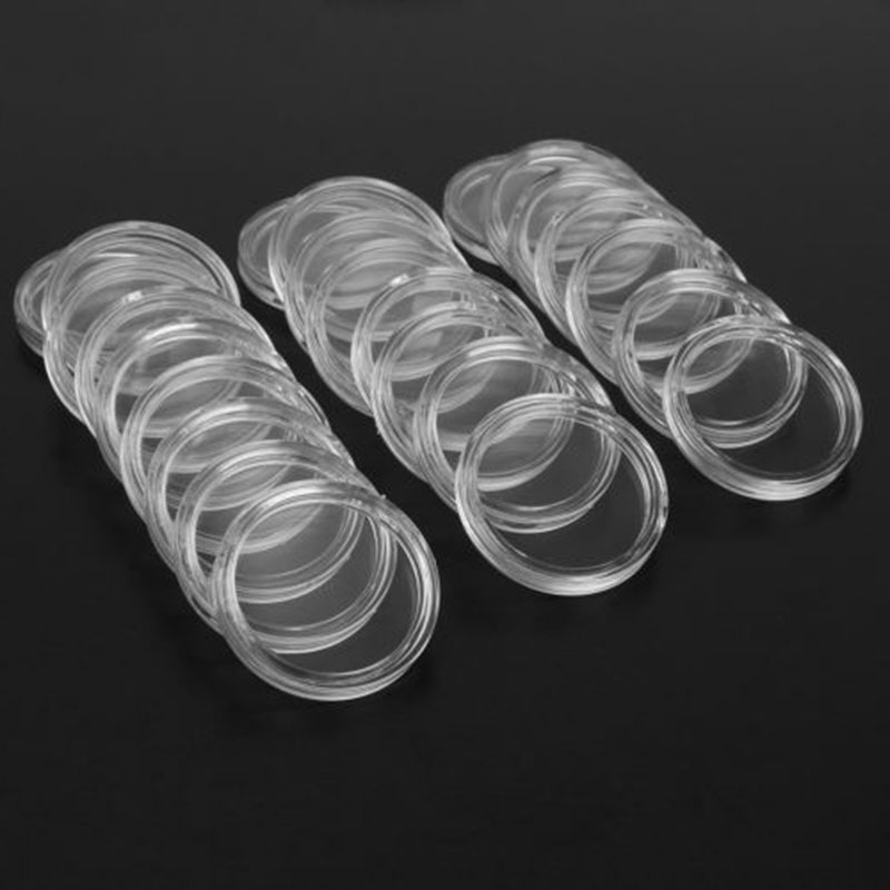 100 Clear Round Coin Holders 3 - Collectors Coins Jewelry & Watches Of Smithtown Reviews 评论和价格