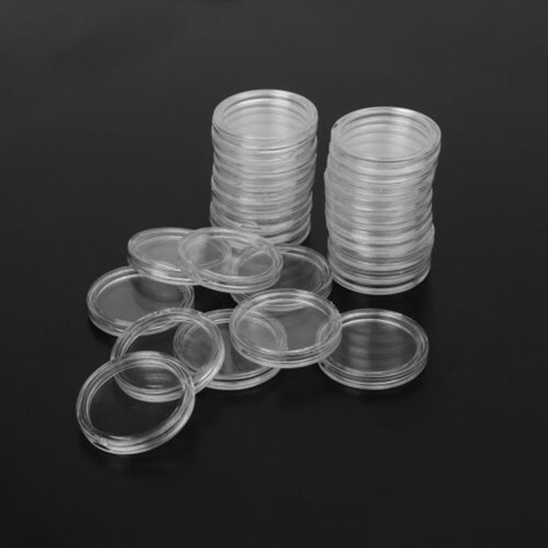 100 Clear Round Coin Holders 3 - Collectors Coins Jewelry & Watches Of Smithtown Reviews 评论和价格