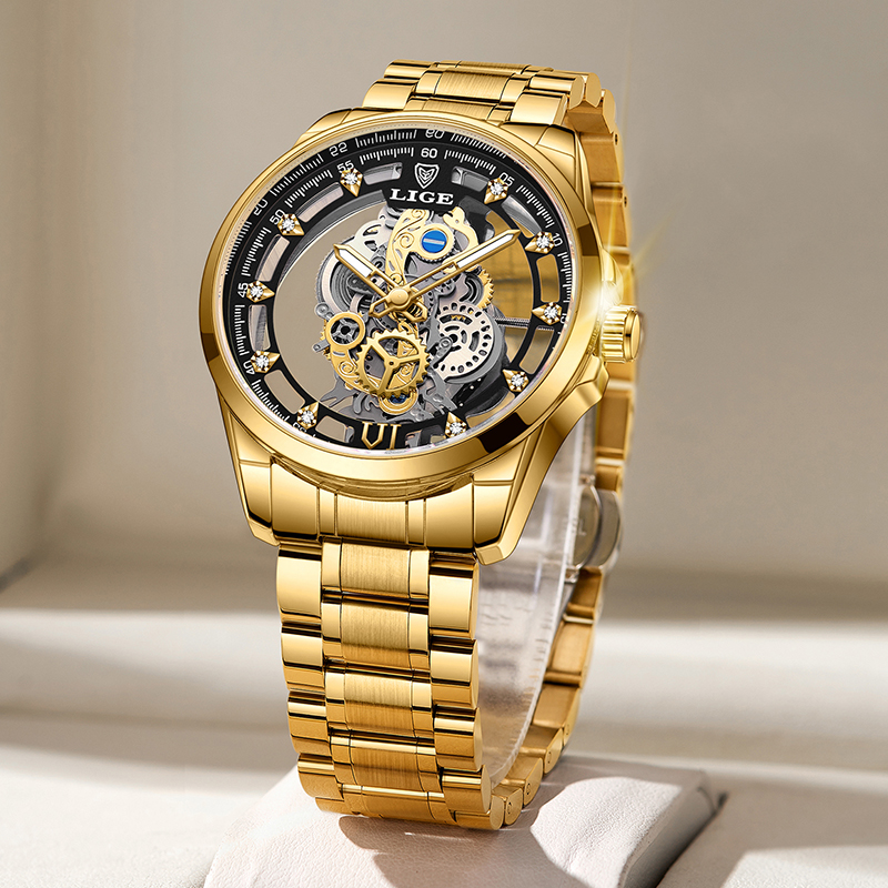 2026 LIGE Men Watch Skeleton A - Vintage Pocket Watch 评论和价格