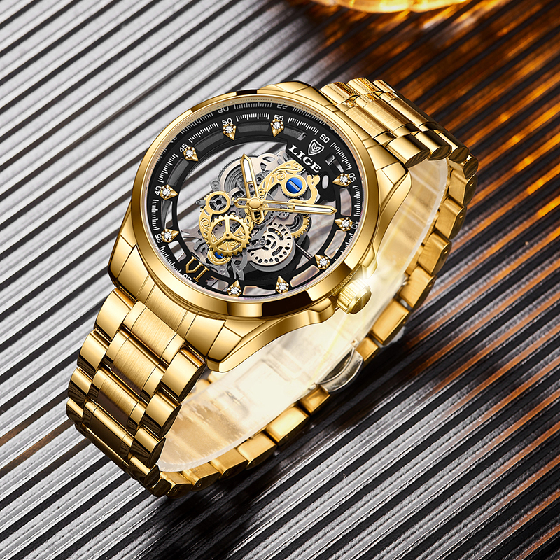 2026 LIGE Men Watch Skeleton A - Vintage Pocket Watch 评论和价格