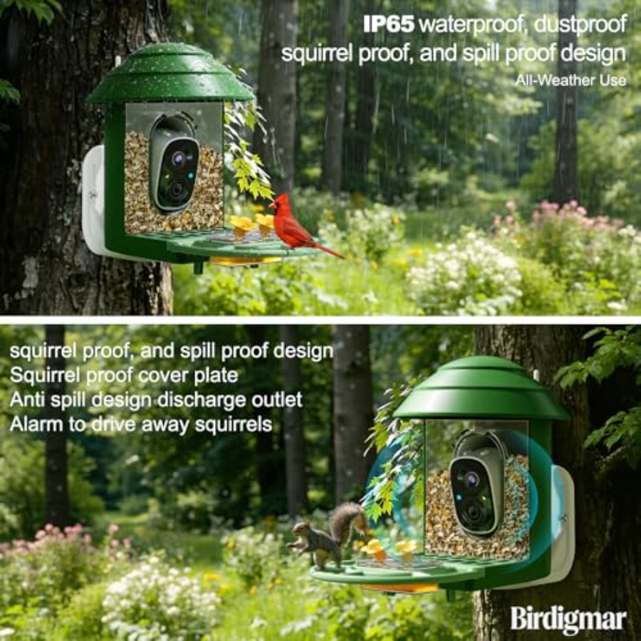 Bird Feeder with Camera for Ou - Watches & Jewelry Repair Center 评论和价格
