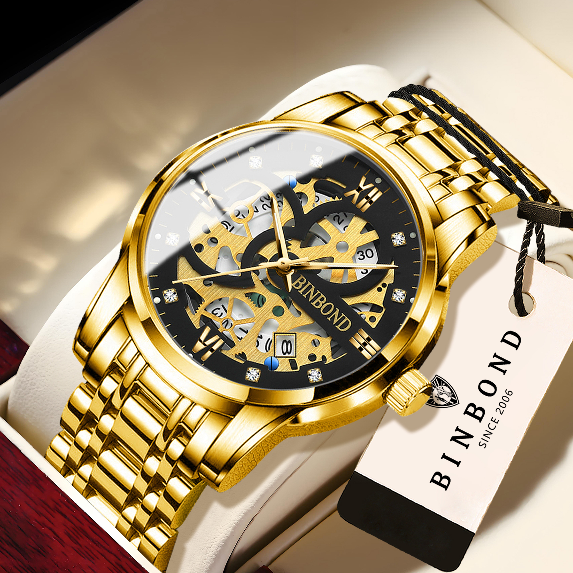 BINBOND hollow out design prec - Vintage Pocket Watch 评论和价格