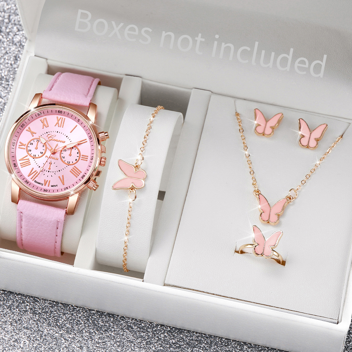 6PCS/Set Fashion Women Watches - Jewelry Watch Making 评论和价格