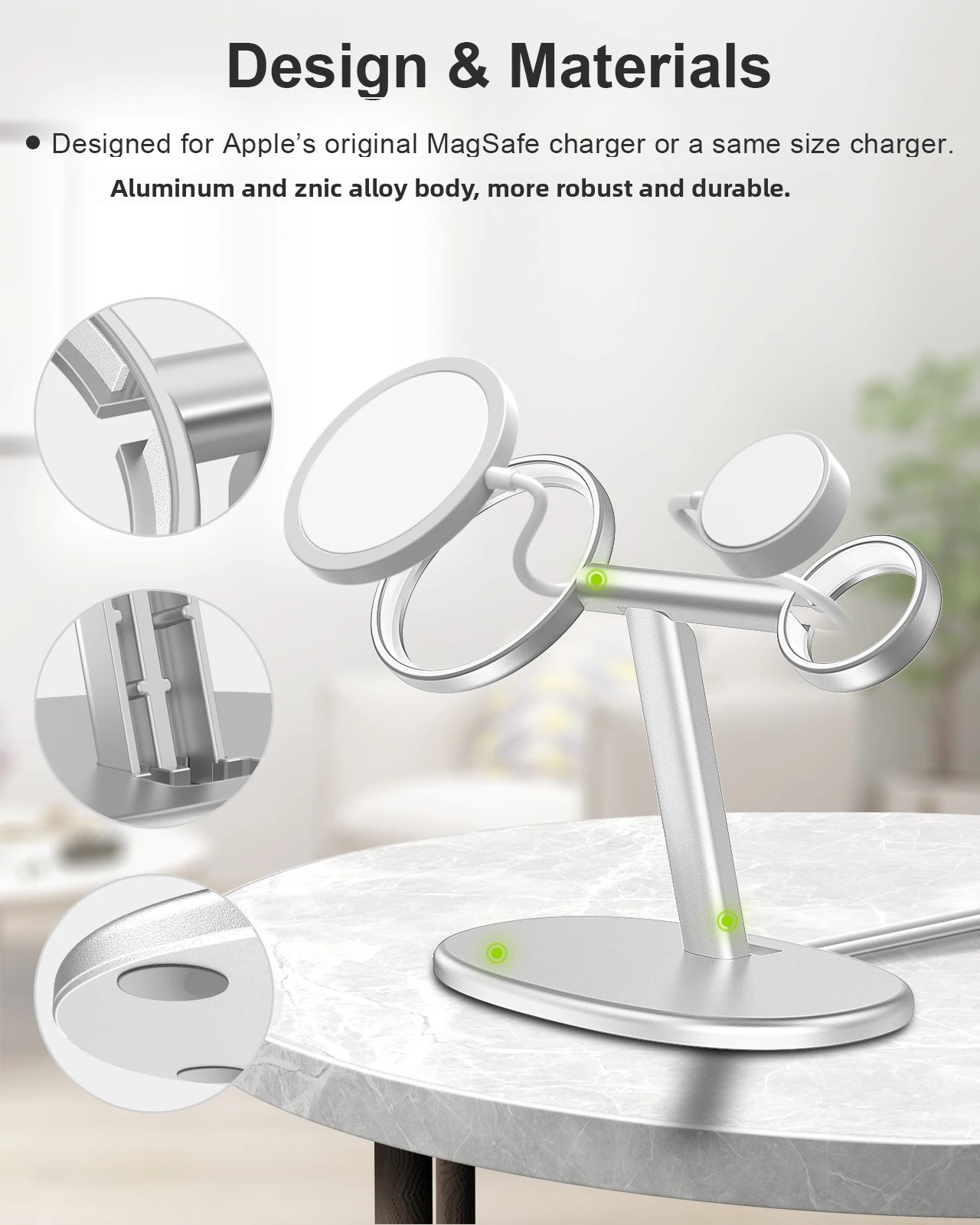 EWA 2-in-1 Desktop Phone Stand - Watches & Jewelry Repair Center 评论和价格