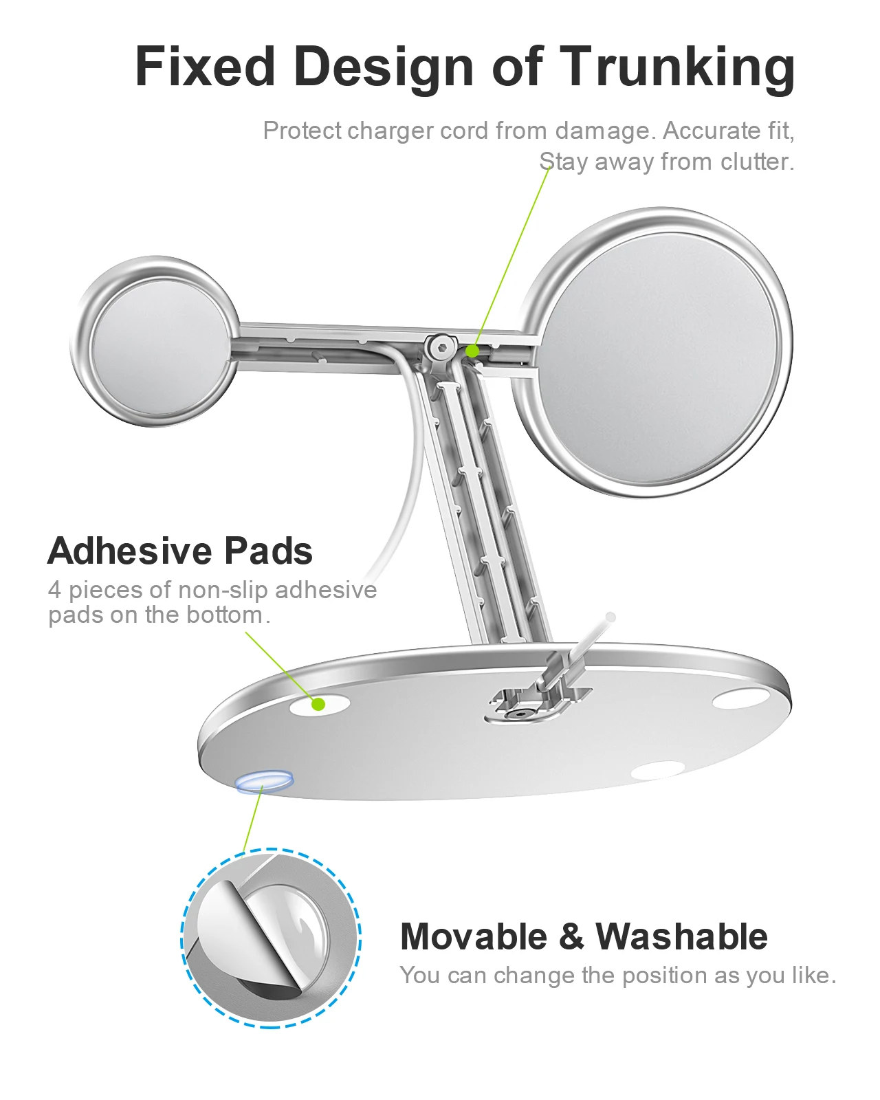EWA 2-in-1 Desktop Phone Stand - Watches & Jewelry Repair Center 评论和价格
