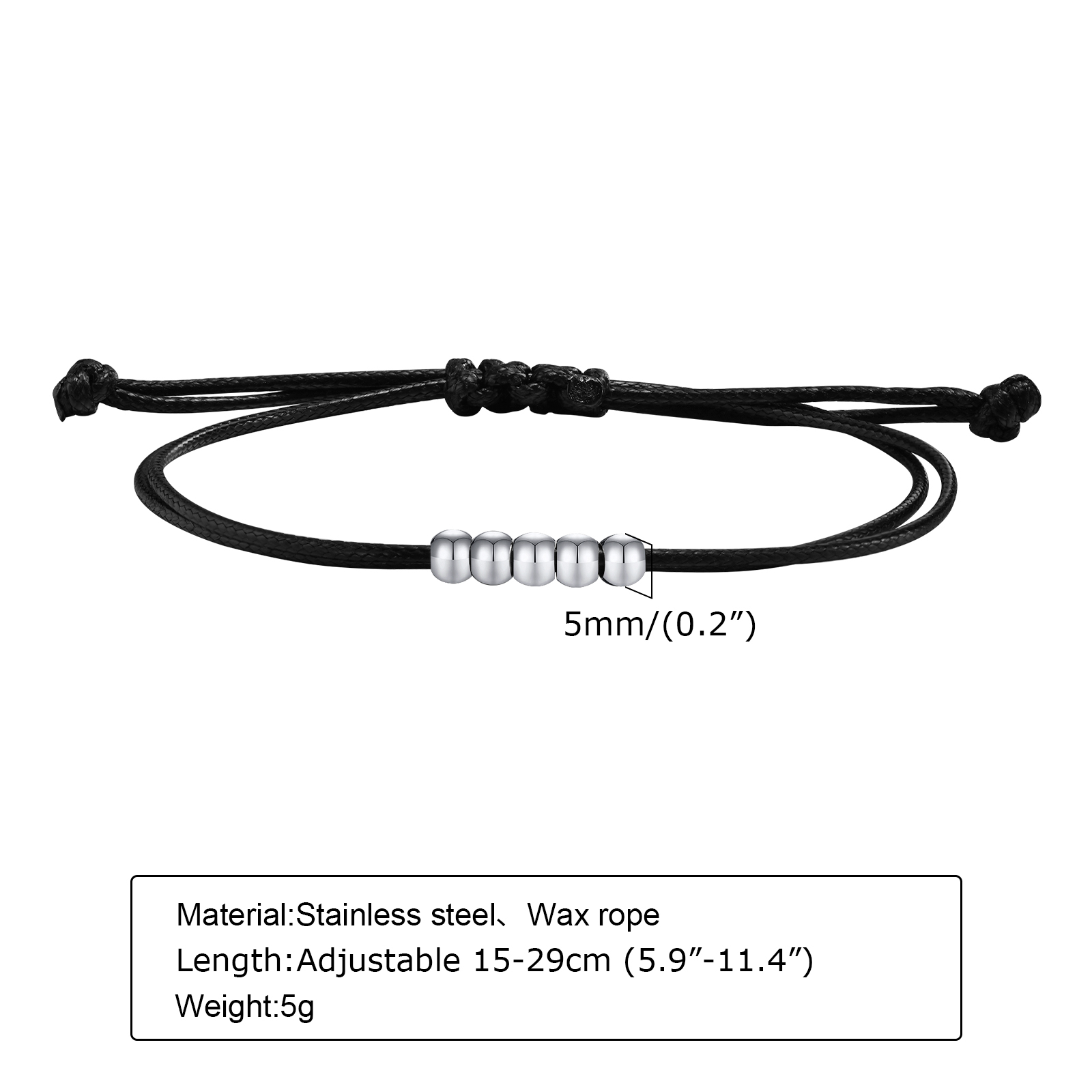 Men's Stylish Black Rope Chain - Jc Jewelry & Watches Photos 评论和价格
